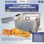 Jual Mesin Gas Fryer MKS-G20L + Keranjang di Medan